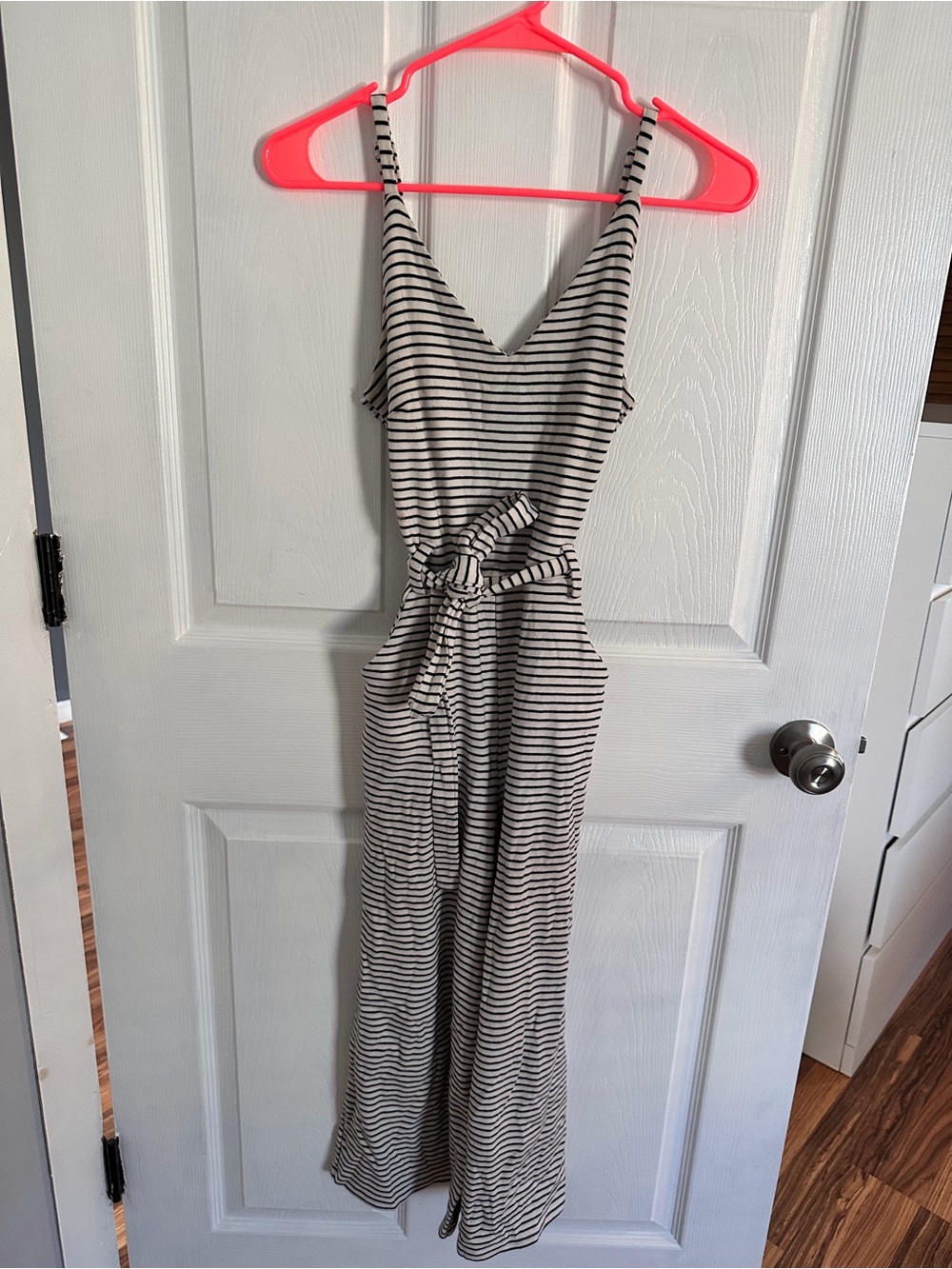 Anthropologie Monteau Nautical Stripe Jumpsuit